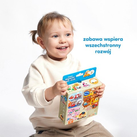 Puzzle pojazdy małe i duże