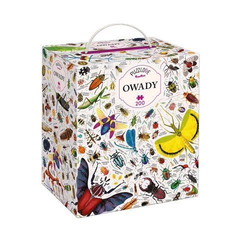 Puzzle puzzlove owady 200 elementów