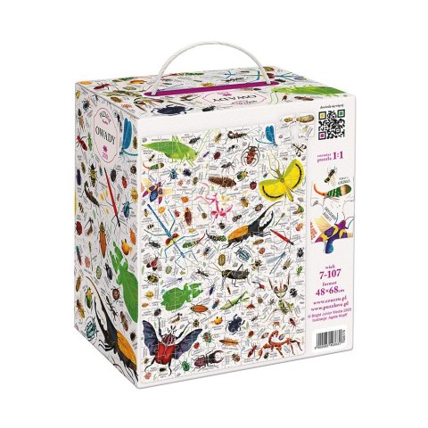 Puzzle puzzlove owady 200 elementów