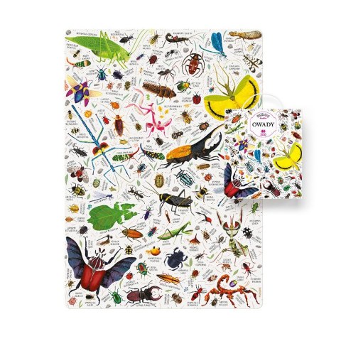 Puzzle puzzlove owady 200 elementów