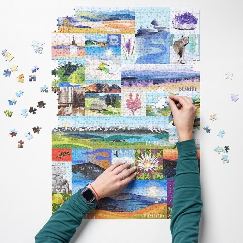 Puzzle puzzlove polskie góry 1000 elementów