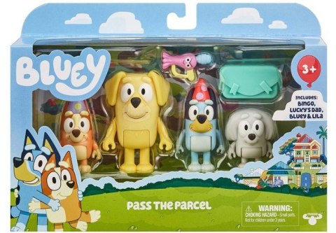 Zestaw figurek bluey przesyłka 4-pak Zestaw figurek bluey przesyłka 4-pak
