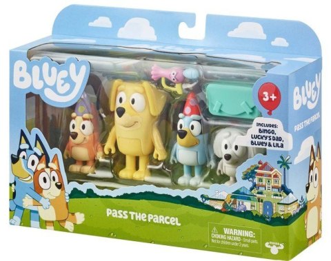 Zestaw figurek bluey przesyłka 4-pak Zestaw figurek bluey przesyłka 4-pak
