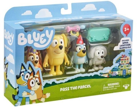 Zestaw figurek bluey przesyłka 4-pak Zestaw figurek bluey przesyłka 4-pak
