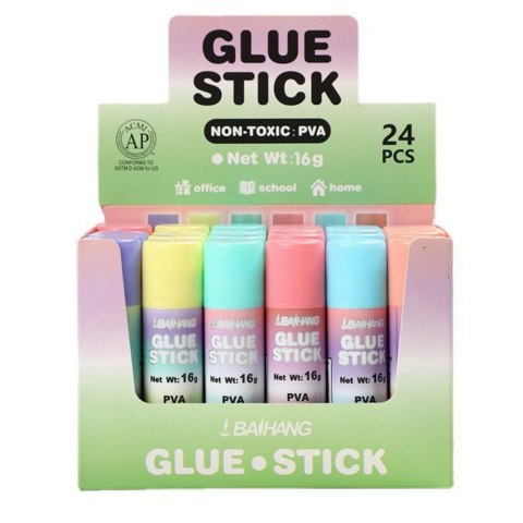 Klej W Sztyfcie Szkolny Biurowy Pastelowe 8g Klej W Sztyfcie Szkolny Biurowy Pastelowe 8g