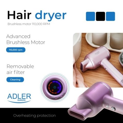 AD 2270 purple Suszarka do włosów superspeed