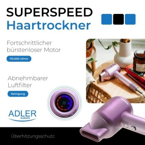 AD 2270 purple Suszarka do włosów superspeed