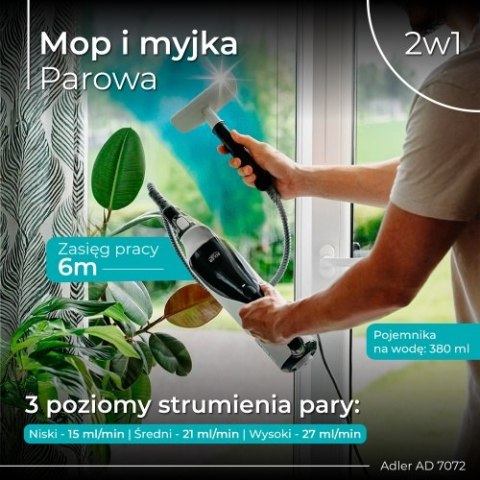 AD 7072 Mop i myjka parowa 2w1 - zestaw akcesoriów