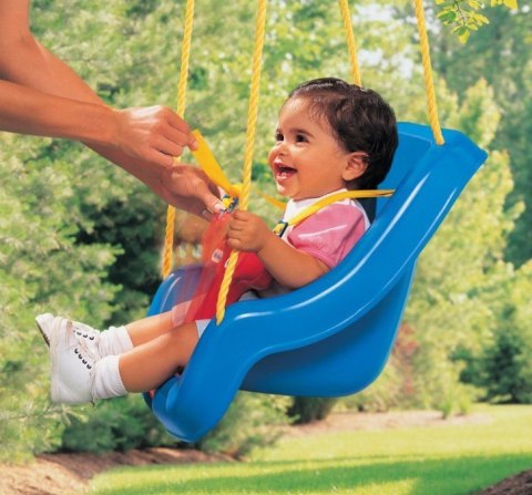 Huśtawka głęboka 2w1 niebieska