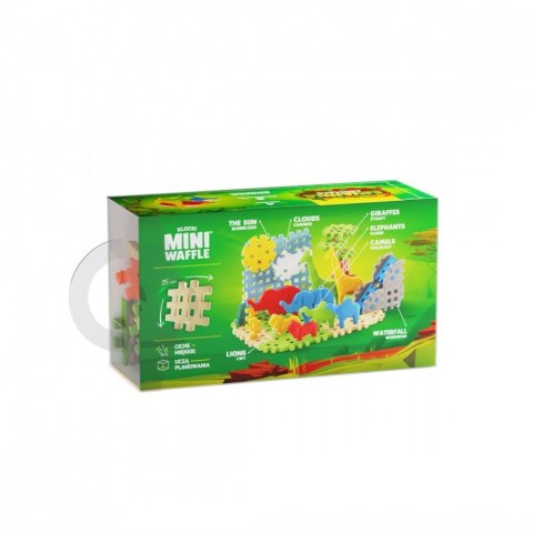 Klocki mini waffle - animals savanna 50 elementów