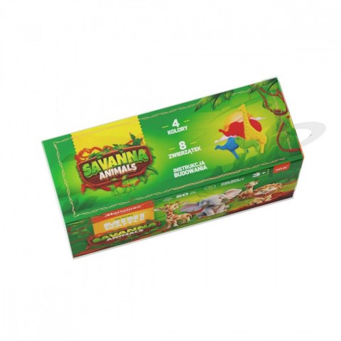 Klocki mini waffle - animals savanna 50 elementów