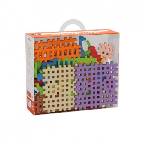 Klocki mini waffle - zwierzęta 62 elementy