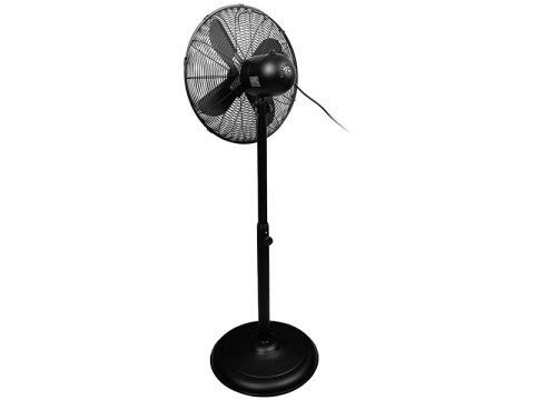 44-656# Wentylator stojący 16" 60w czarny metalowy