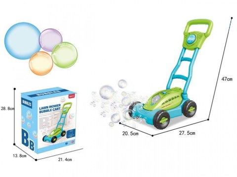 Kosiarka na bańki b/o światło, niebieska Kosiarka na bańki b/o światło, niebieska