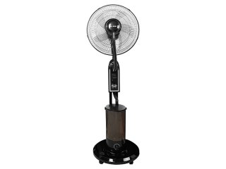 44-660# Wentylator stojący 16" 90w klimator z funkcją mgiełki czarny" outlet