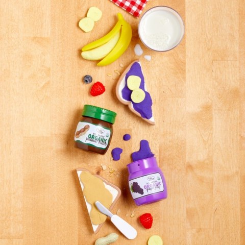 Zestaw creative chefs kanapki masło orzechowe, dżem