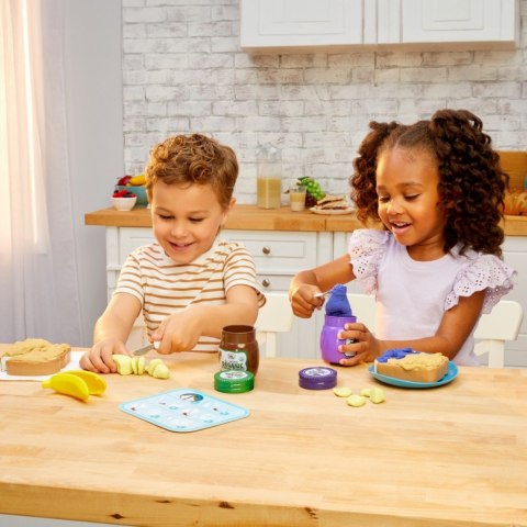 Zestaw creative chefs kanapki masło orzechowe, dżem