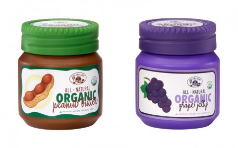 Zestaw creative chefs kanapki masło orzechowe, dżem