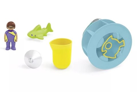 Zestaw z figurką junior aqua 71688 młyn wodny z małym rekinem Zestaw z figurką junior aqua 71688 młyn wodny z małym rekinem