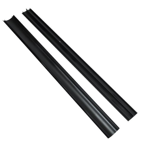 Aluminiowa listwa maskująca do kabli Maclean, 62x20x750mm, czarna, MC-814 B