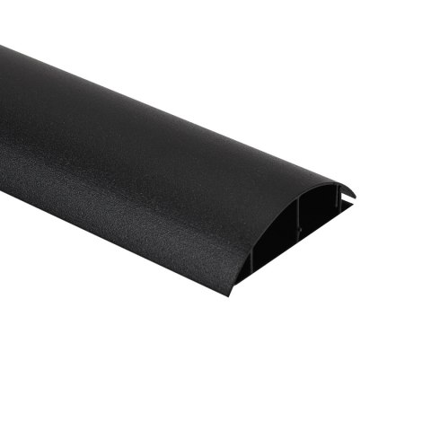 Aluminiowa listwa maskująca do kabli Maclean, 62x20x750mm, czarna, MC-814 B