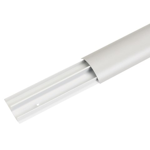 Aluminiowa listwa maskująca do kabli Maclean, 62x20x750mm, srebrna, MC-814 S