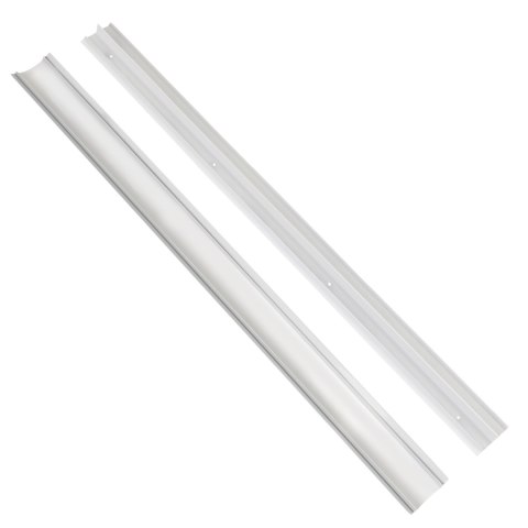 Aluminiowa listwa maskująca do kabli Maclean, 62x20x750mm, srebrna, MC-814 S