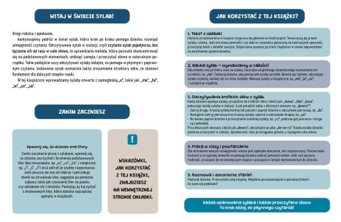 Książeczki sylaby i słowa. Łatwa nauka czytania - zestaw 20 książek