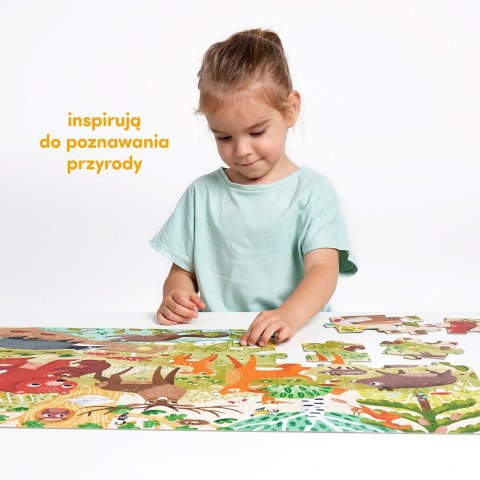 Puzzle dzikie puzzle - las 40 elementów