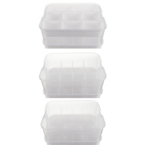 Pudełko na klocki- 3 poziomy Kruzzel 25757