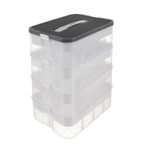 Pudełko na klocki- 3 poziomy Kruzzel 25757