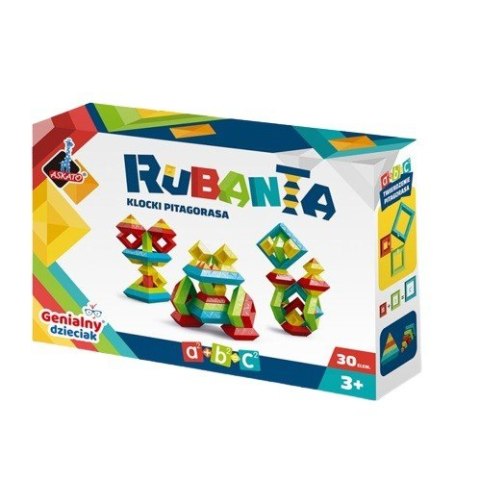 Klocki pitagorasa rubanta 30 elementów