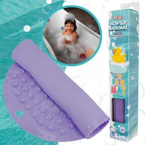Mata kąpielowa antypoślizgowa fioletowa Mata kąpielowa antypoślizgowa fioletowa