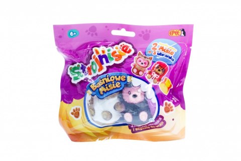 Figurki strojnisie - baśniowe misie - 2-pack aniołek+diabeł+fioletowa sukienka księżniczki