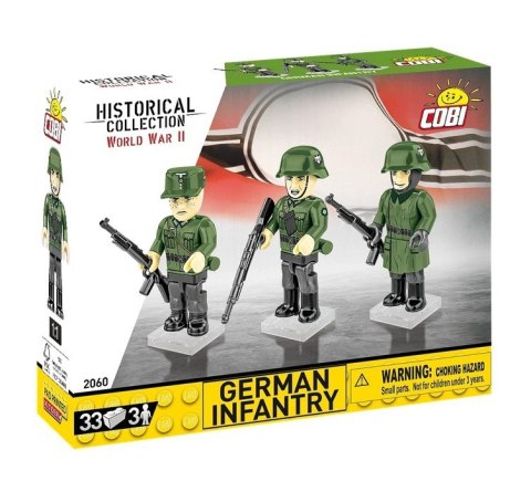 Klocki niemiecka piechota - zestaw 3 figurek