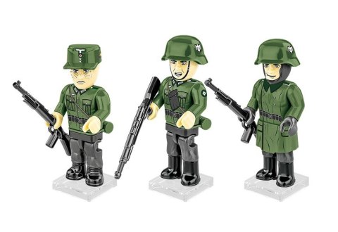 Klocki niemiecka piechota - zestaw 3 figurek