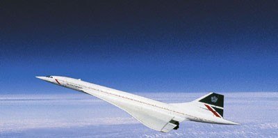 Model plastikowy concorde 'british airways'