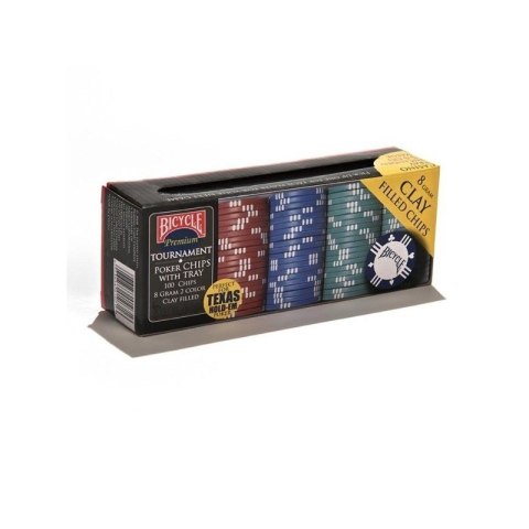 Żetony pokerowe 100 sztuk Żetony pokerowe 100 sztuk