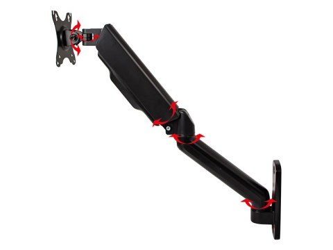 76-882# Uchwyt tv lcd hq 17"-32" naścienny z przegubem