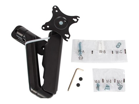 76-882# Uchwyt tv lcd hq 17"-32" naścienny z przegubem