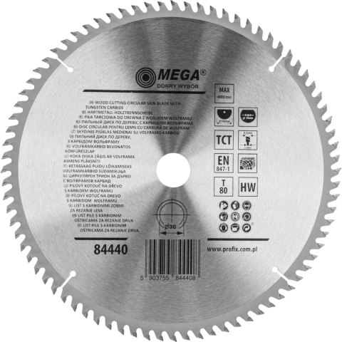 Piła tarczowa do drewna 300*80t*30mm