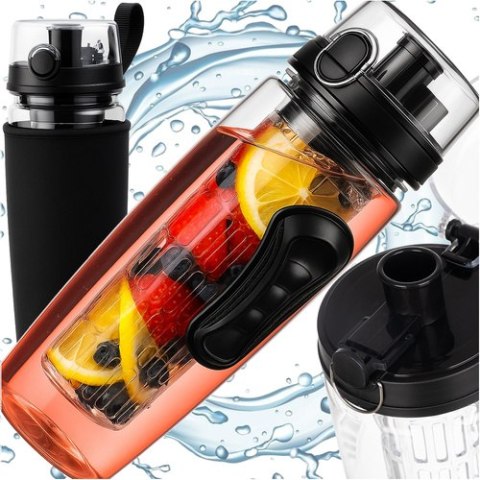 Bidon na wodę z pojemnikiem 1L Trizand 25815