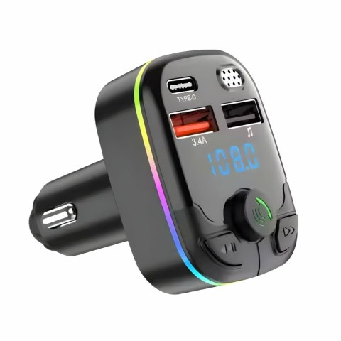 OG46 Transmiter bluetooth samochodowy rgb