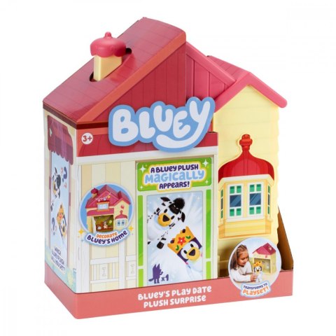Zestaw bluey domek niespodzianka z pluszakiem Zestaw bluey domek niespodzianka z pluszakiem