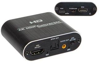 91-203# Konwerter ekstraktor toslink hdmi do hdmi+audio z zasilaczem