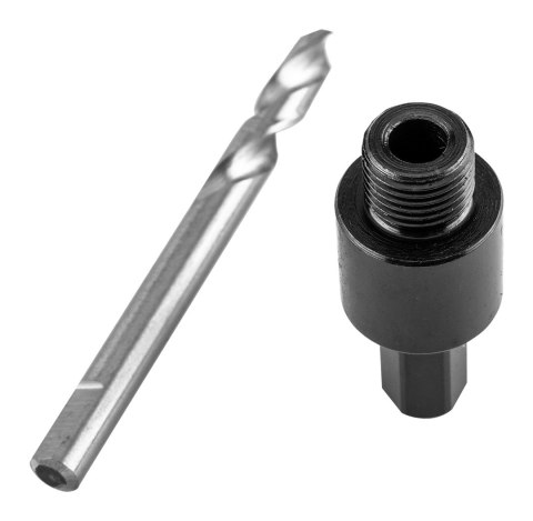 Adapter z wiertłem pilotującym do otwornic bi-metalowych 14-30 mm, Hex