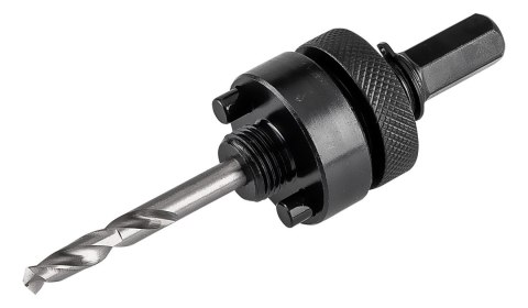Adapter z wiertłem pilotującym do otwornic bi-metalowych 32-152 mm, Hex