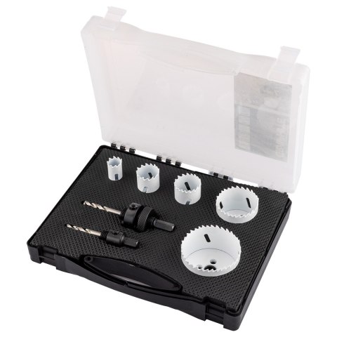 Otwornice bi-metalowe 19-68 mm, zestaw 7 szt.