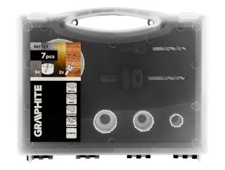 Otwornice bi-metalowe 19-68 mm, zestaw 7 szt.