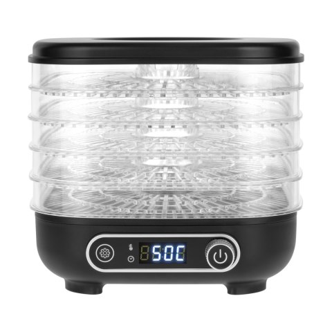 Suszarka do grzybów , warzyw , owoców , 300W , 5 sit , wyświetlacz , termoobieg , TEESA